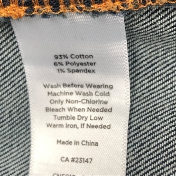 TALBOTS Women’s Blue Jeans Size 22WP Dark Wash Bootcut Stretch Distressed - Picture 10 of 10